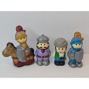 Early Learning Centre HAPPYLAND Figures Lot of 4 King Knight Horse Medieval